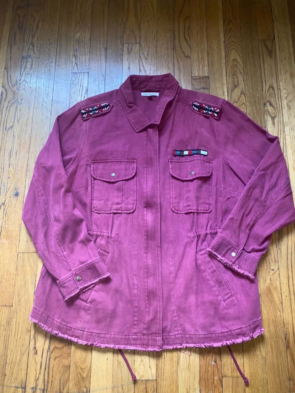 🍷 Indigo Thread Co. Utility Western Jacket 1X